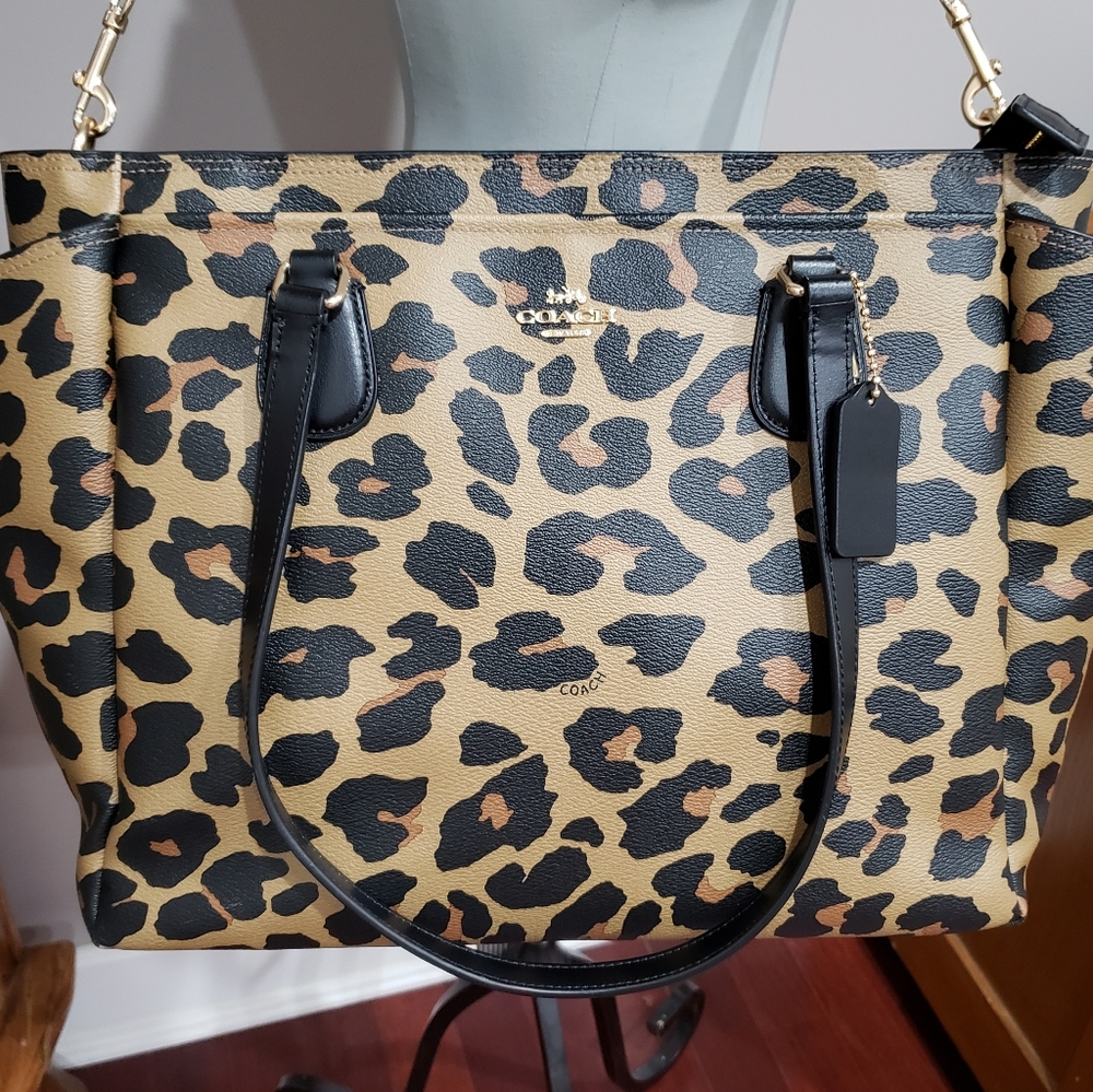 Coach Leopard Baby Bag